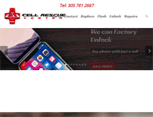 Tablet Screenshot of cellrescuecenter.com